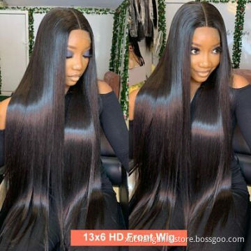 Uniky raw brazilian human hair lace front wig,straight lace front wigs human hair,hd lace front human hair wigs for black women